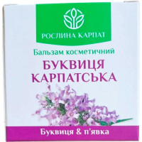 Бальзам Буквиця Карпатська Рослина Карпат при варикозному розширенні вен та тромбофлебіті, флакон 50 мл