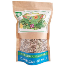 Ісландський мох Рослина Карпат лікувальний чай для горла та верхніх дихальних шляхів, розсип 45 мг