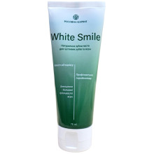 Зубна паста White Smile 75 мл. Рослина Карпат для чутливих зубів та ясен від карієсу